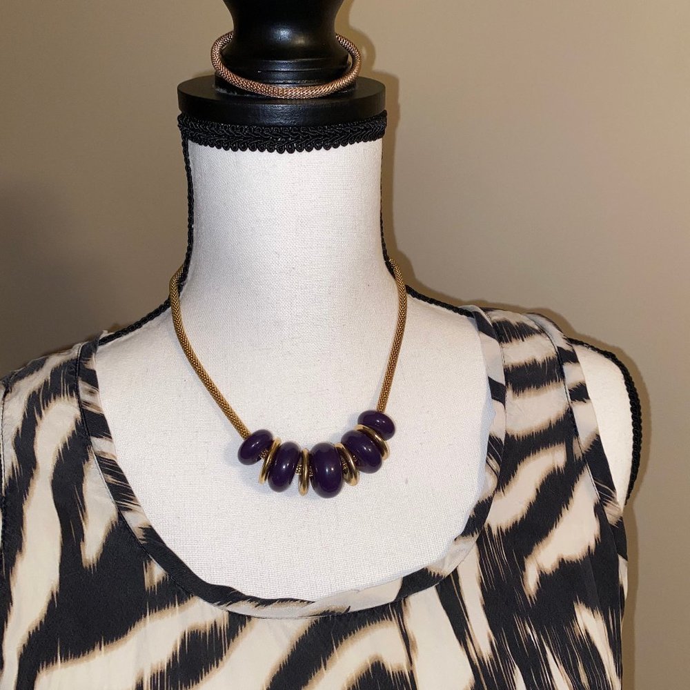 vintage necklace and bracelet